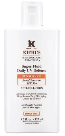 Kiehl's Super Fluid UV Defense Daily Facial Sunscreen SPF 50+